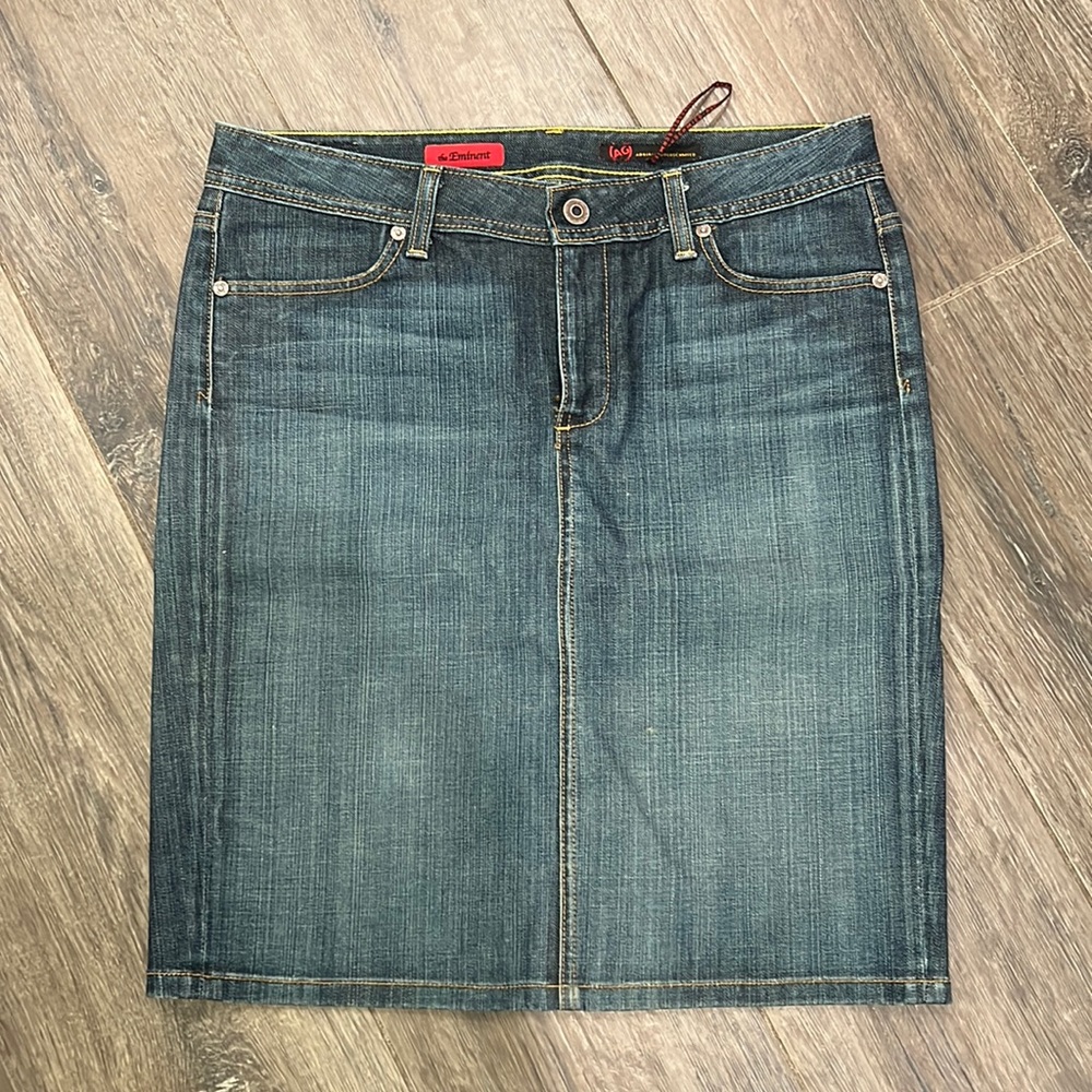 Vintage AG Denim miniskirt- The Eminent. Size 30R. Excellent condition!